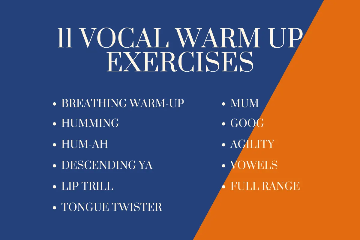 11 vocal warm up exercises